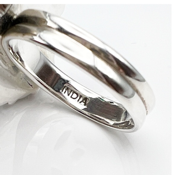 🌟NICKY BUTLER 925 Sterling Silver Turquoise Multi Gem East West Ring Siz… - Picture 9 of 12